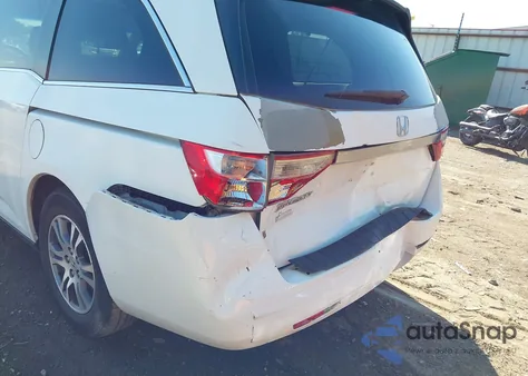 2013 Honda Odyssey Ex-L z USA, uszkodzony, nr VIN 5FNRL5H6XDB080547